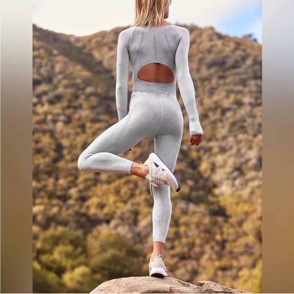 Free People Good Karma Long Sleeve Onesie